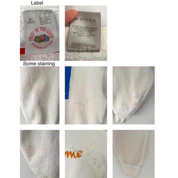 90s vintage novotel canada double sided graphic cozy unisex pullover sweatshirt - Picture 9 of 9